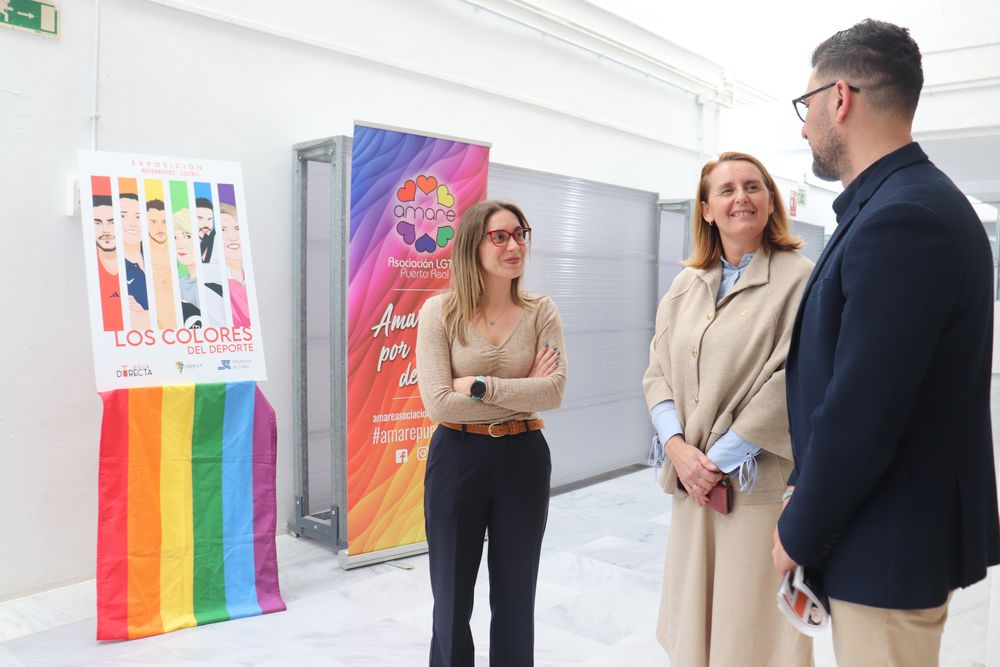 Inaugurada en Puerto Real la exposición “Los colores del deporte”