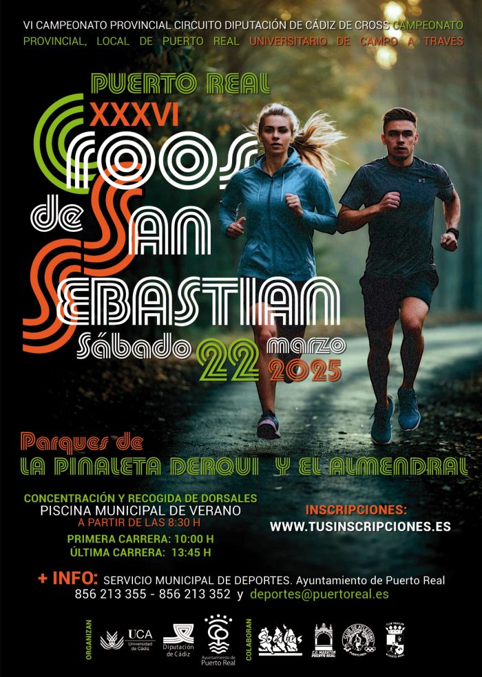 XXXVI Cross de San Sebastián, VI Circuito Provincial Diputación de Cádiz de Cross, Campeonato provincial y local de Campo a través de Puerto Real y Campeonato Universitario de Cross