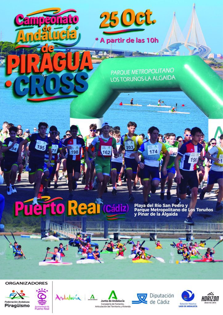 Puerto Real acogerá el Campeonato de Andalucía de Piragua Cross el 25 de octubre