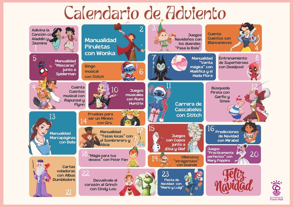 Llega el Calendario de Adviento Navideño a Puerto Real