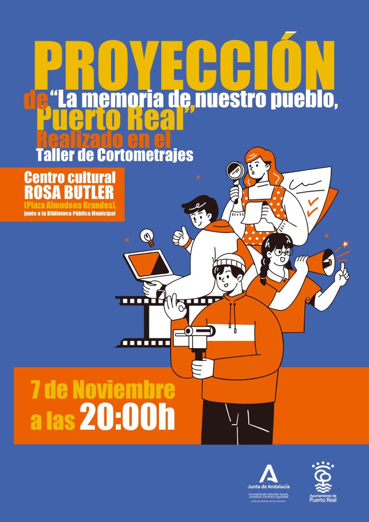 El Centro Cultural Rosa Butler acoge la presentación de un cortometraje realizado por jóvenes de Puerto Real