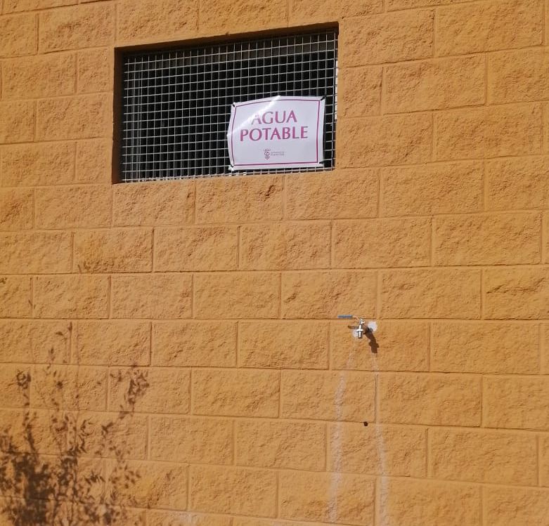 Puntos de agua potable habilitados para el suministro a las zonas afectadas por las averías de la red