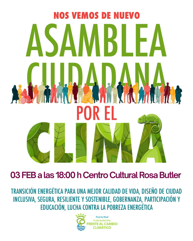 Aplazada por condiciones meteorológicas la Asamblea Ciudadana por el Clima al martes 3 de febrero