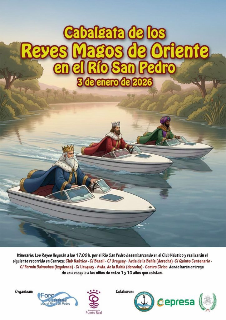 La Cabalgata de Reyes del Río San Pedro mantiene su salida y adelanta su horario a las 16:30 horas