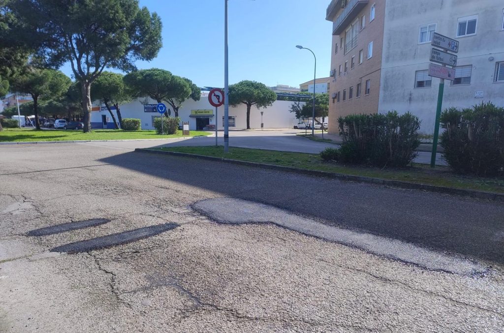 El Ayuntamiento de Puerto Real repara los socavones causados por las lluvias de las últimas semanas