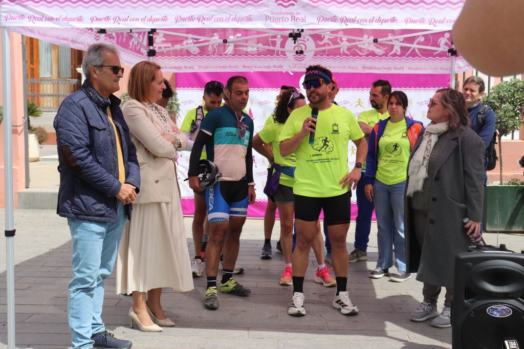 Rubén Puerto completa la primera etapa de su reto solidario a favor del daño cerebral