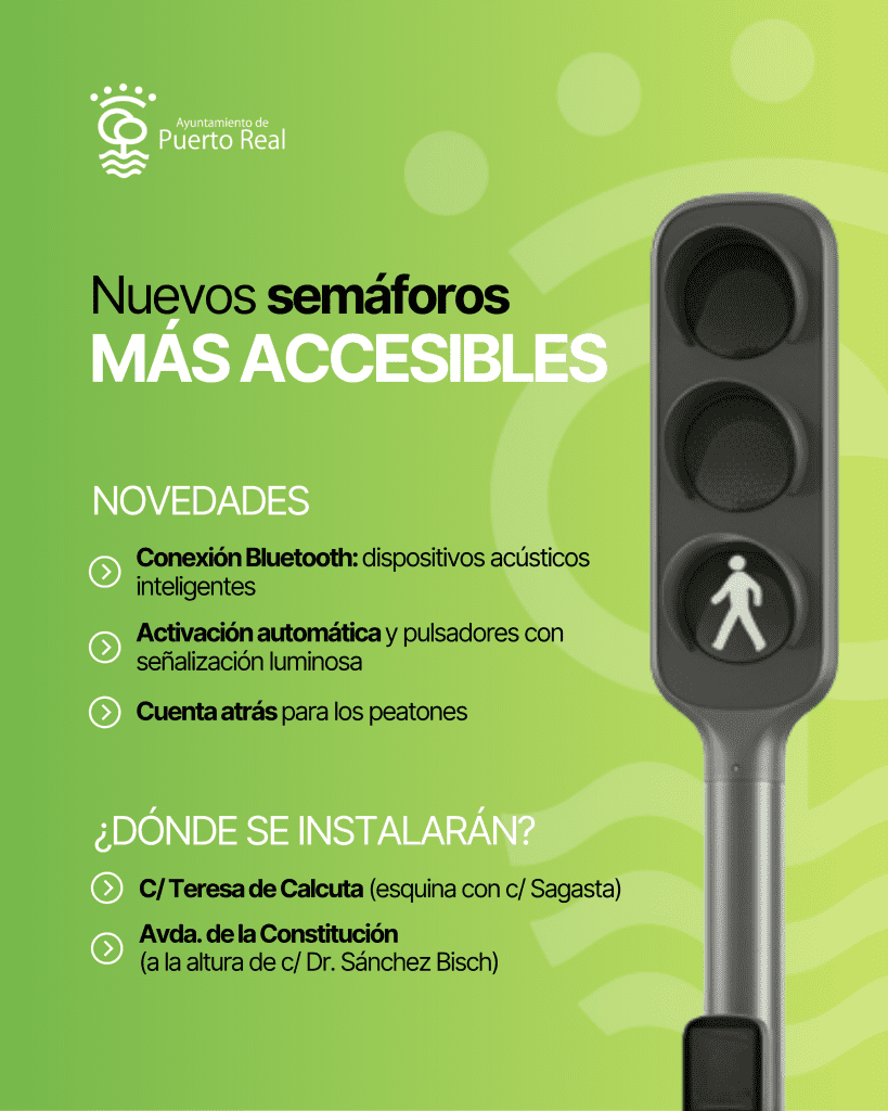 El Ayuntamiento adjudica las obras para mejorar la seguridad y accesibilidad en varios cruces semafóricos