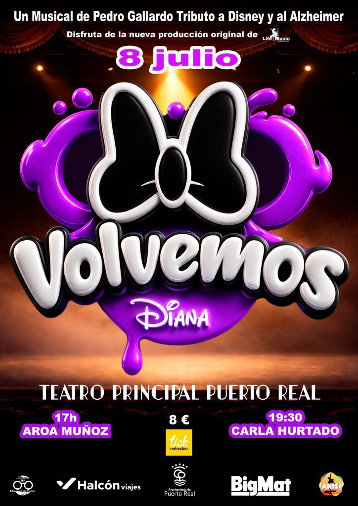 El Teatro Principal recibe el próximo 8 de julio “Volvemos. Diana”, secuela del premiado “Vuelve. Walt”
