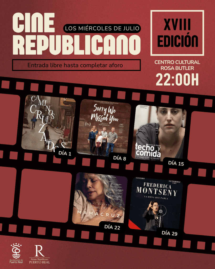 El Cine Republicano regresa los miércoles de julio a Puerto Real