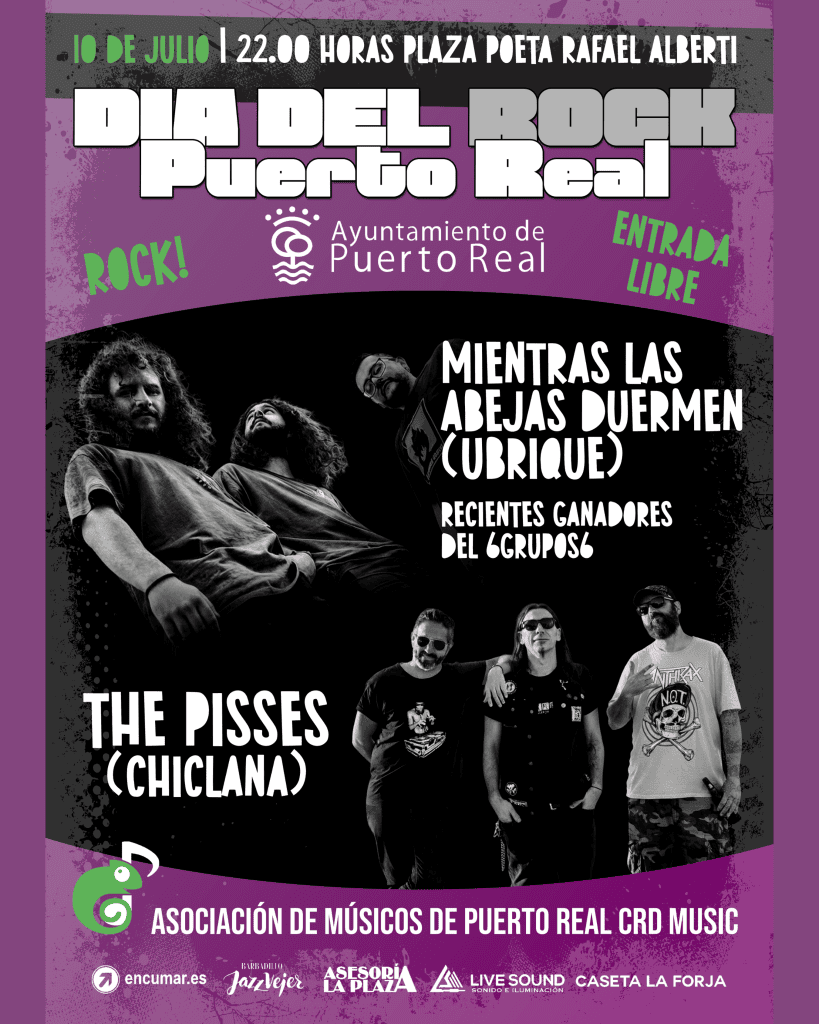 Puerto Real celebrará el Día del Rock con dos bandas destacadas de la provincia
