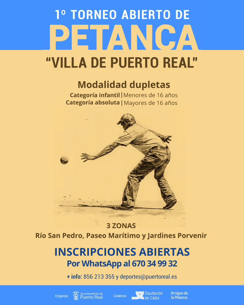 Bases del I Torneo de petanca 