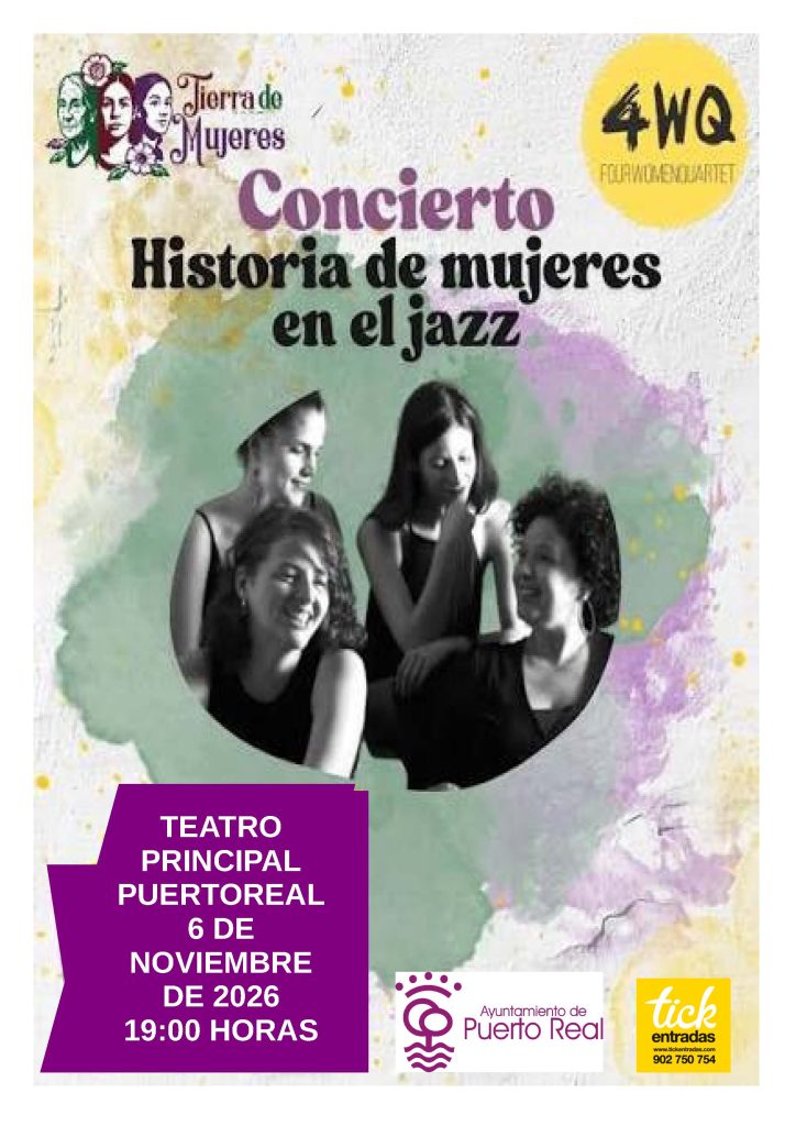 “Historia de Mujeres en el Jazz” llega al Teatro Principal de Puerto Real el 6 de noviembre