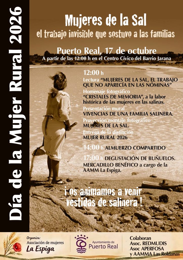 El Día Internacional de las Mujeres Rurales pondrá este año el foco en las mujeres de las salinas